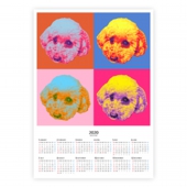 ポスターカレンダー犬アート3