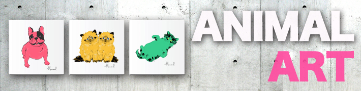 ペットの似顔絵を本格アート作品にして飾ろう!
