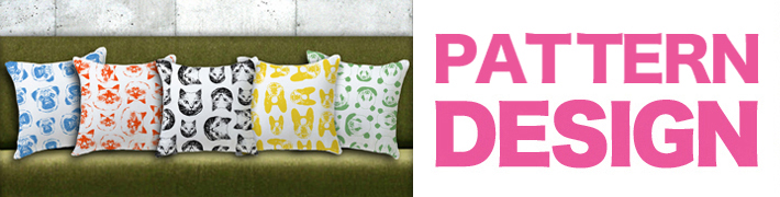 ペットの似顔絵でオリジナルパターン(柄)作成!